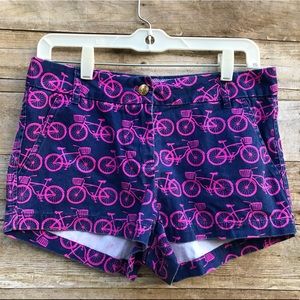NWOT XS Macbeth Collection Bicycle Printed Shorts